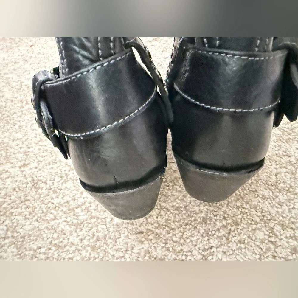 Muro WOMEN'S LEVELLAND WESTERN BOOTS ROUND TOE‎ buckle